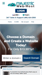 Mobile Screenshot of majesticwebhost.com